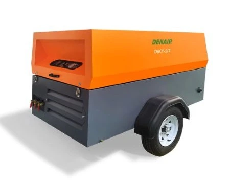 Portable Screw compressor 185 CFM